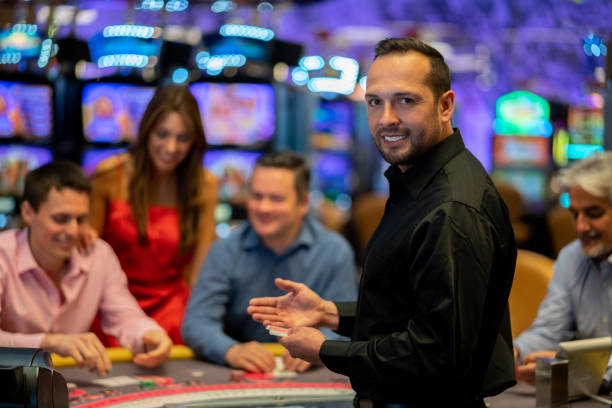 Casino Hold'em dealer interface on pdtogel live studio with community cards displayed